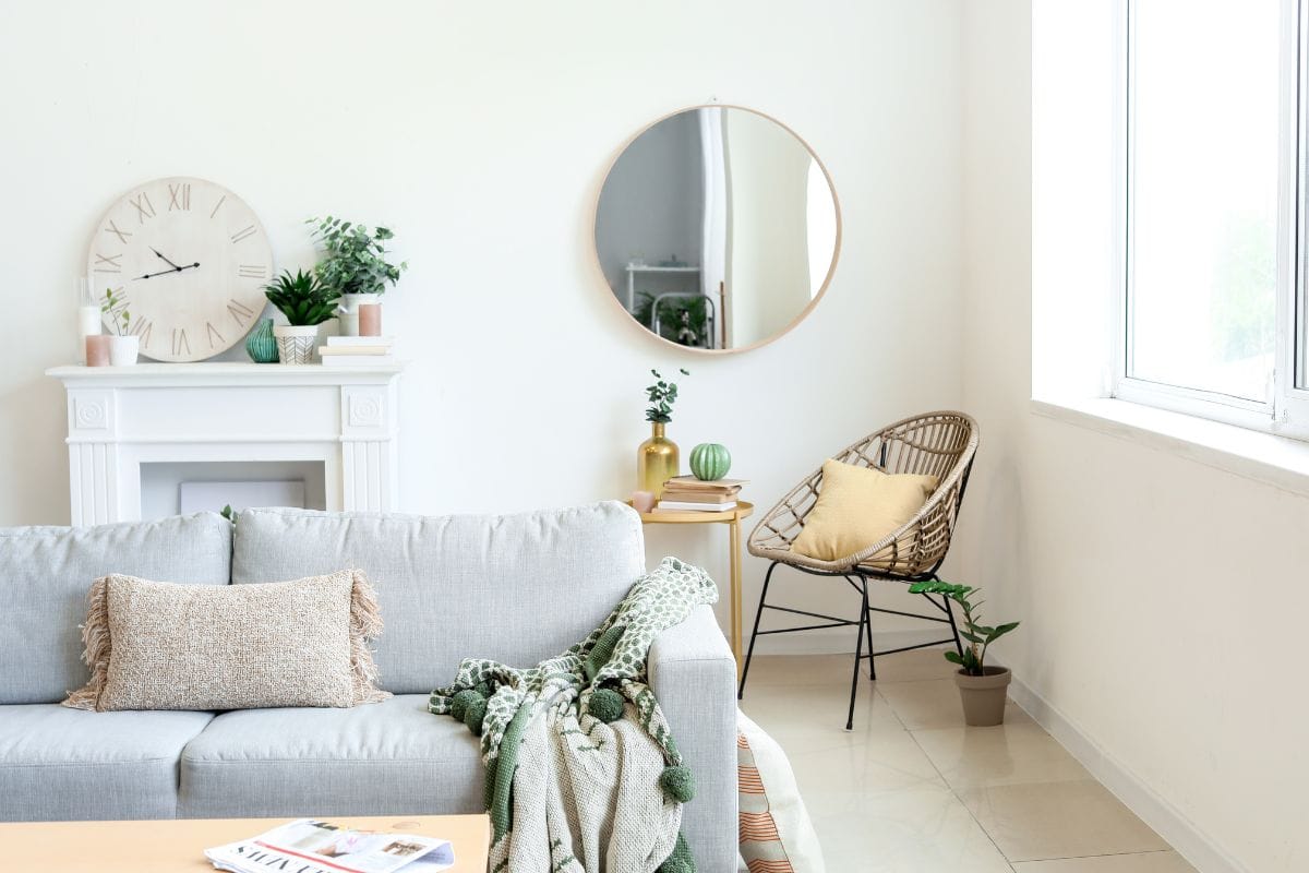 Use Mirror and Wallpaper: 