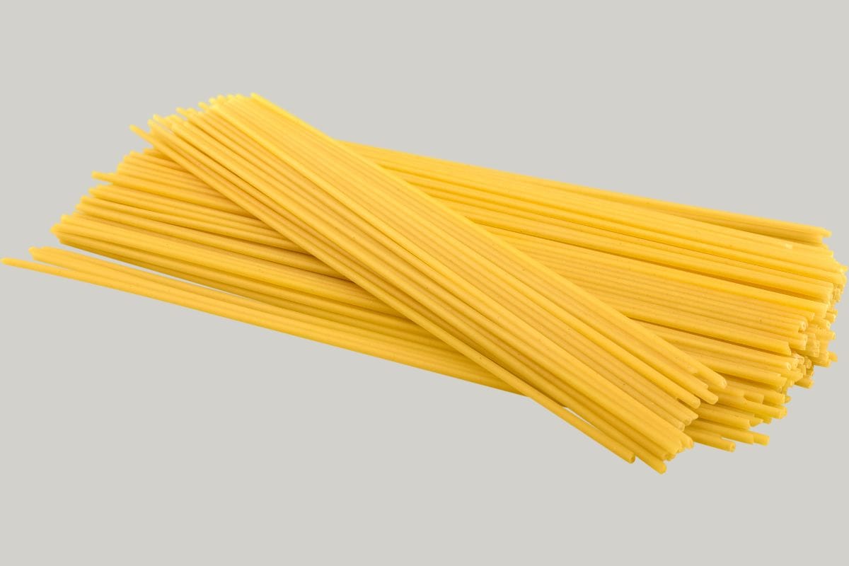 Take one length of spaghetti