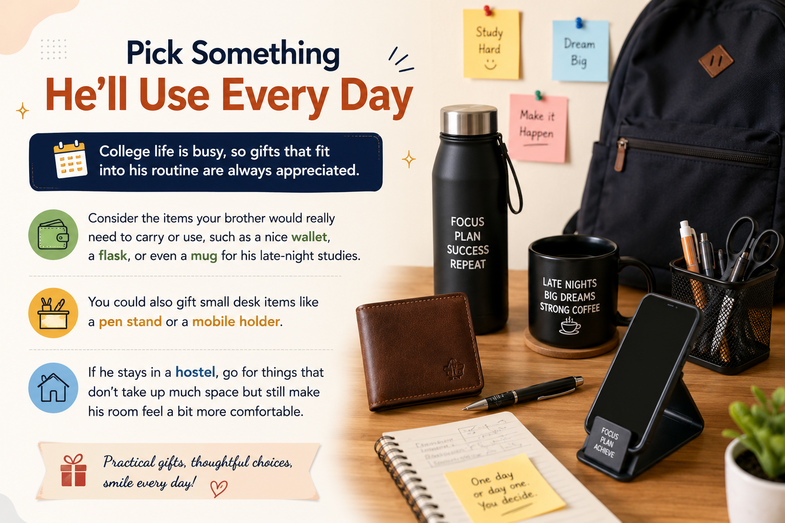 Pick Something He’ll Use Every Day