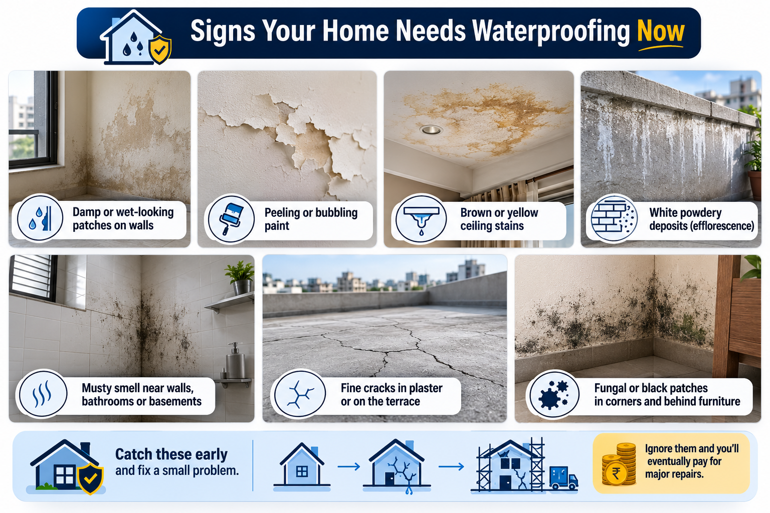 Signs Your Home Needs Waterproofing Now
