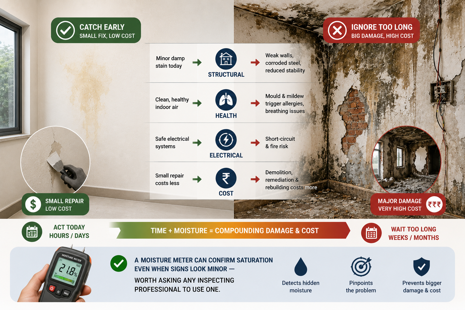 Why Early Water Damage Detection Prevents Costly Home Repairs