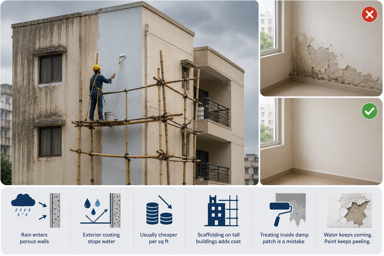 External Walls and Seepage Waterproofing