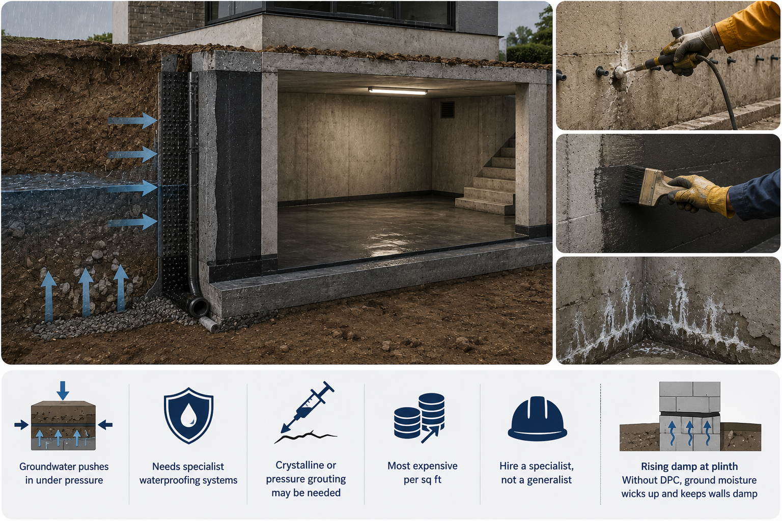 basement and foundation waterproofing