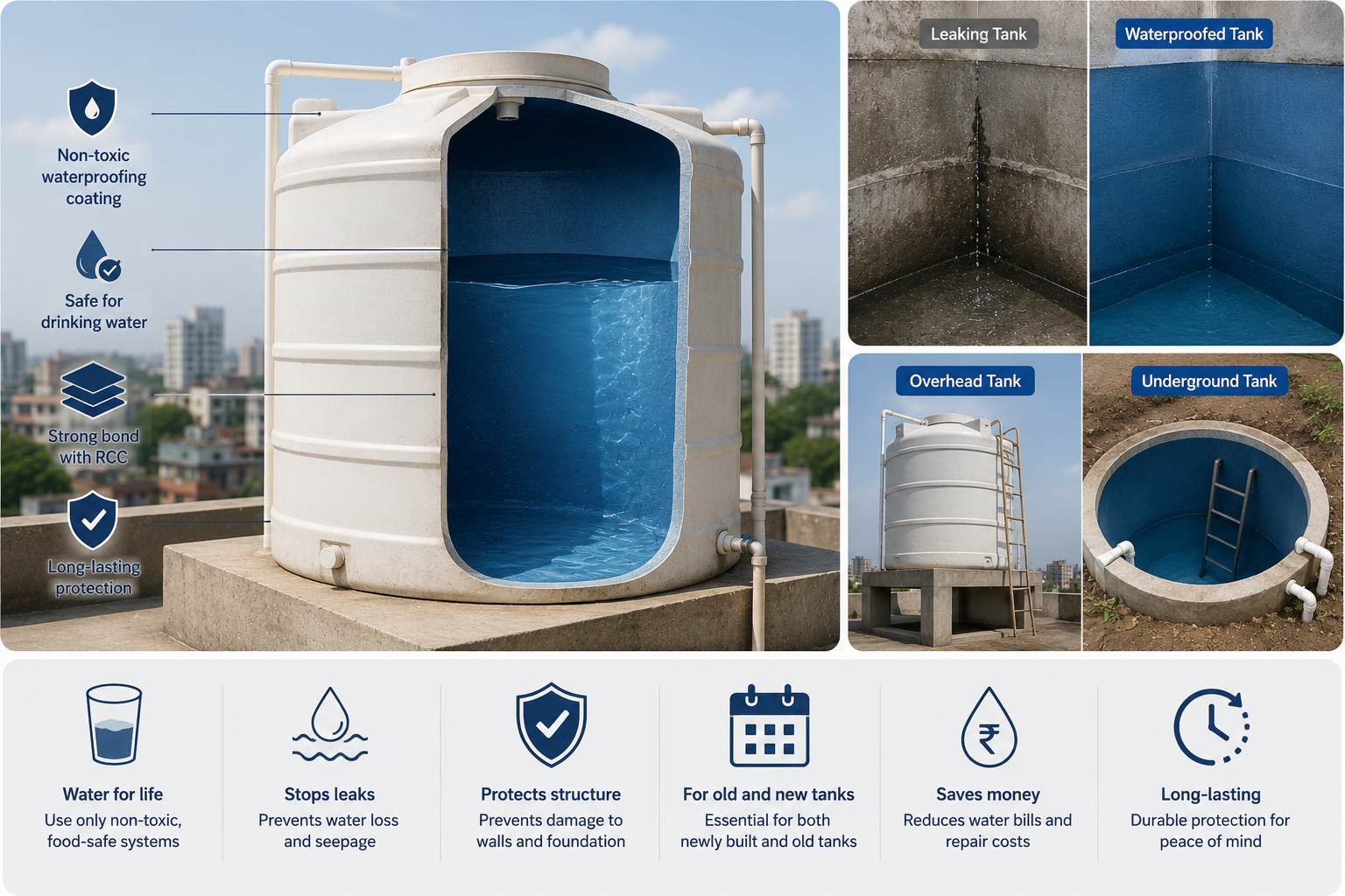 water tank waterproofing