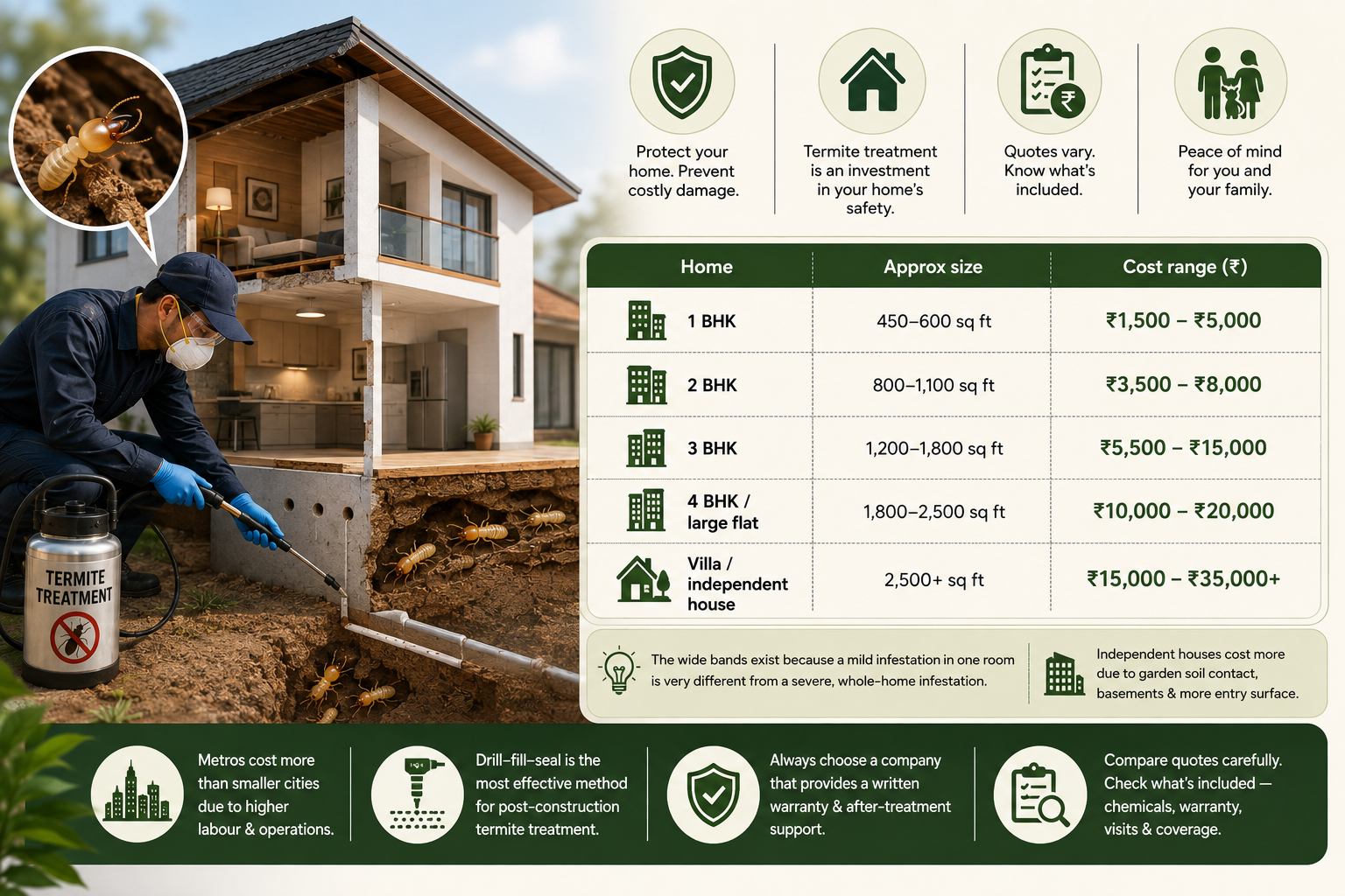 termite control cost in 2026