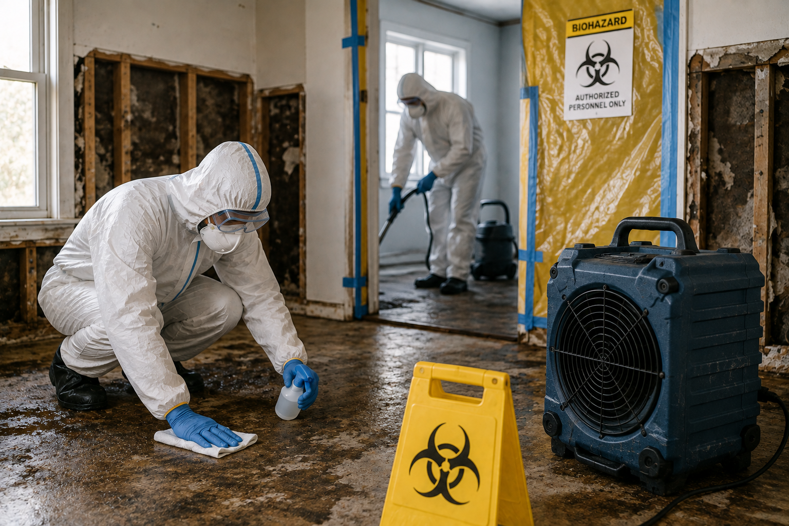 Coordinate Professional Remediation Before Repairs