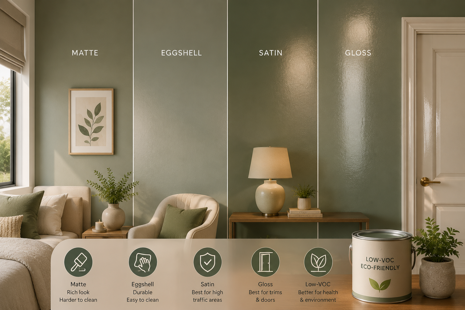 interior-wall-paint-finishes-matte-eggshell-satin-gloss-low-voc-2026