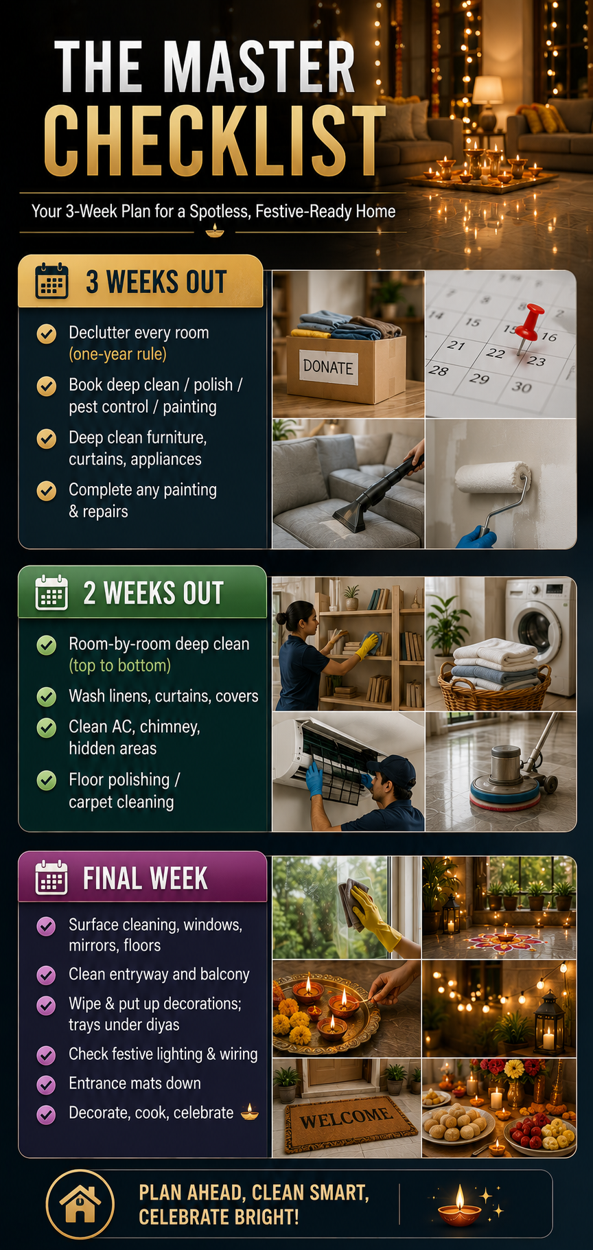 The Master Checklist for Festival Ready Home