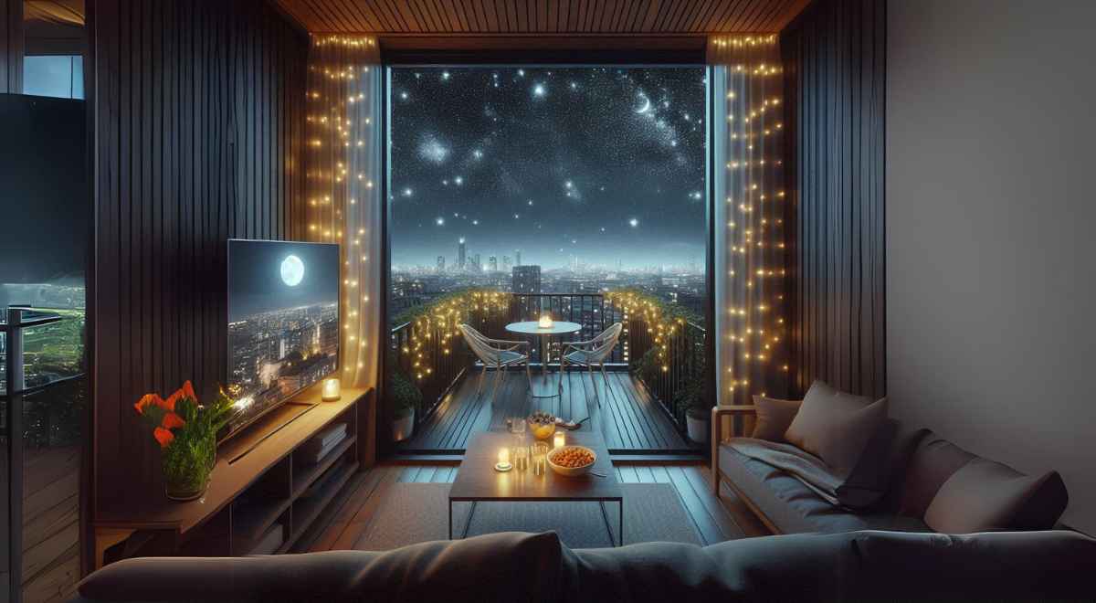 Turn Your Balcony into a Movie Night Paradise! Apartment Balcony Decor Ideas for Cozy Evenings