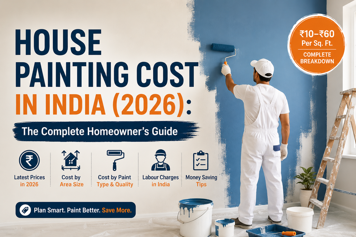 House Painting Cost in India (2026): The Complete Homeowner's Guide
