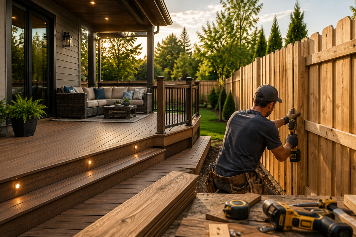 Deck Builders Who Also Do Fencing: Is Bundling Projects Worth It?