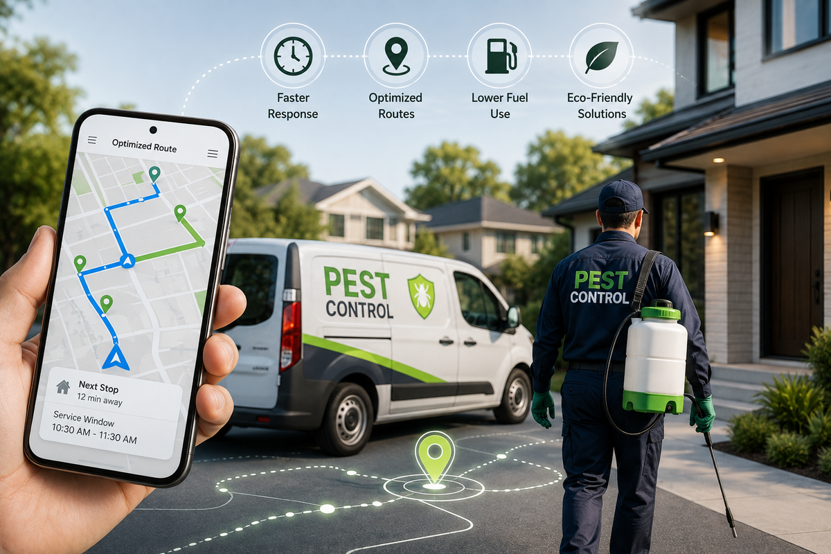 How Smart Route Planning Is Transforming Modern Pest Control Solutions for Your Home