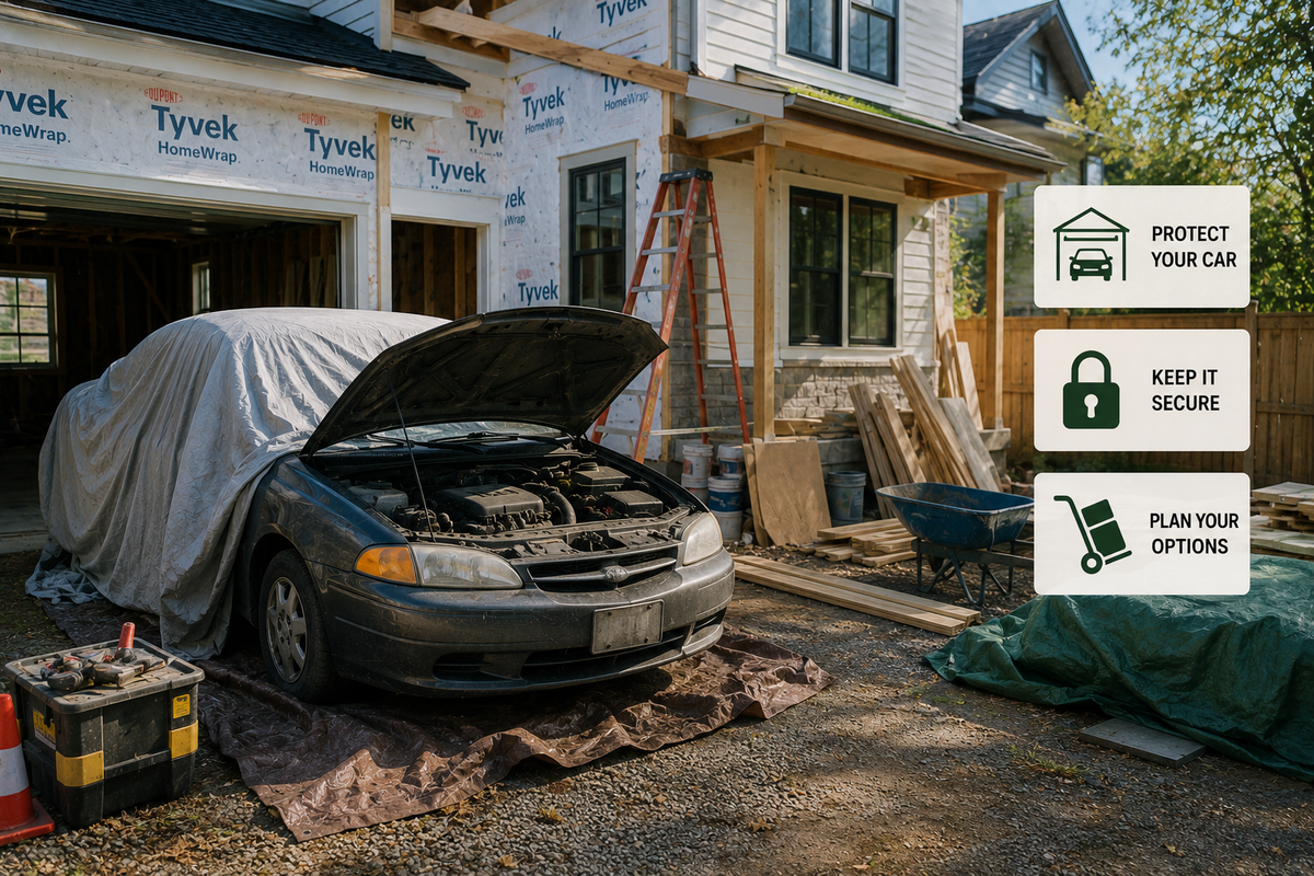 How to Deal With a Nonrunning Car During a Remodel