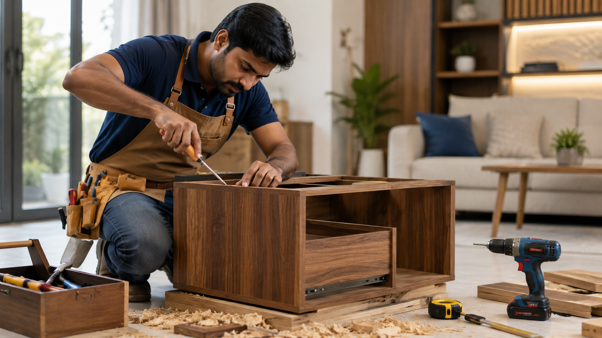 Carpentry & Furniture Repair in India (2026): Charges, Custom-Build Costs & How to Hire Right