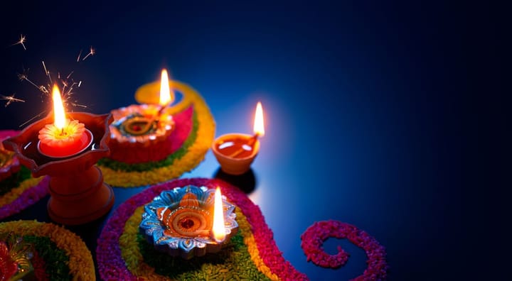 DIY Diwali rangoli