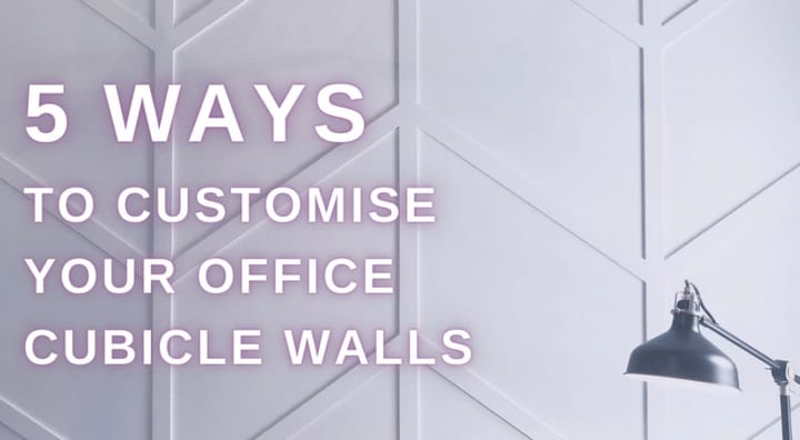 Hometriangle 5 Ways to Customise Your Office Cubicle Walls