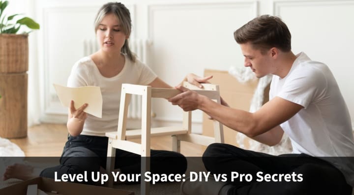 Level Up Your Space: DIY vs Pro Secrets