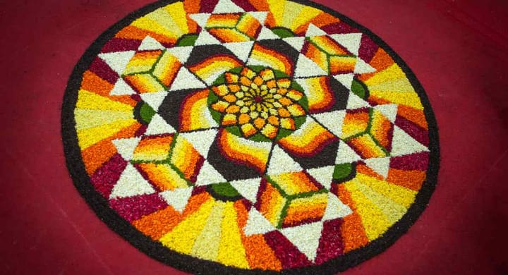 Image of a well celebrated festival onam