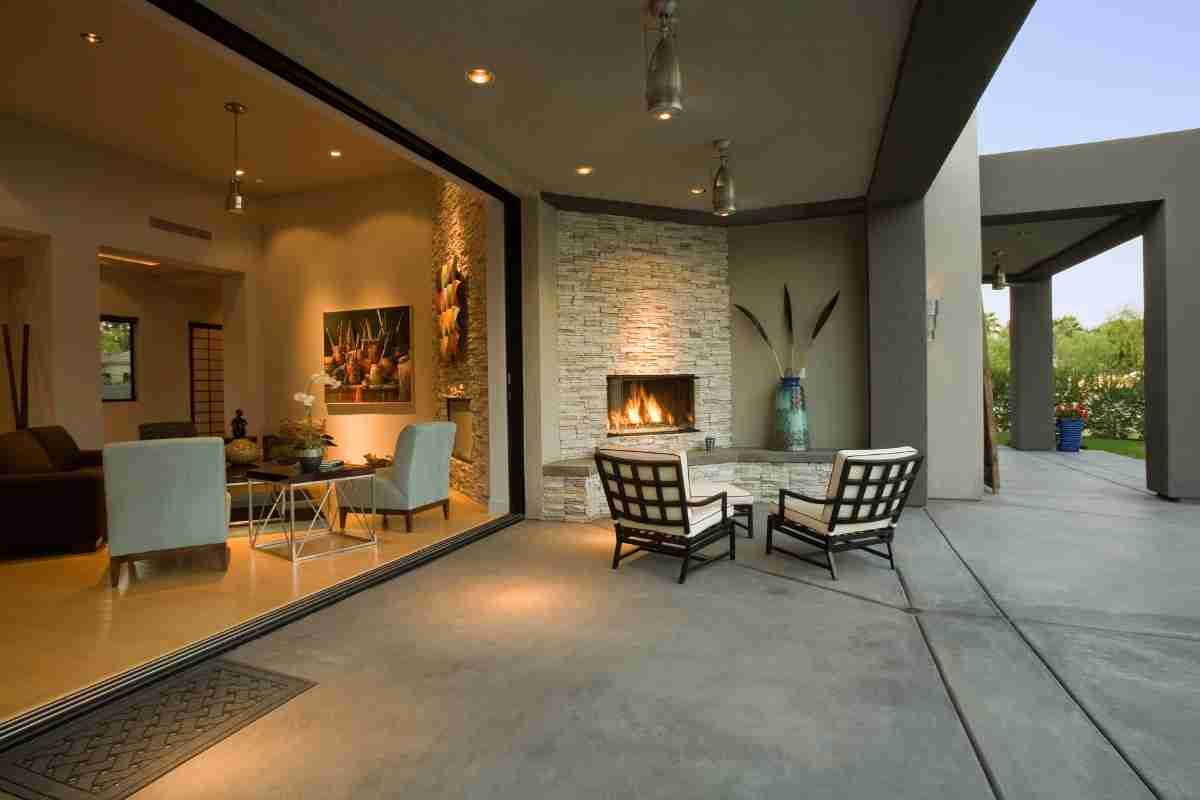 modern patio