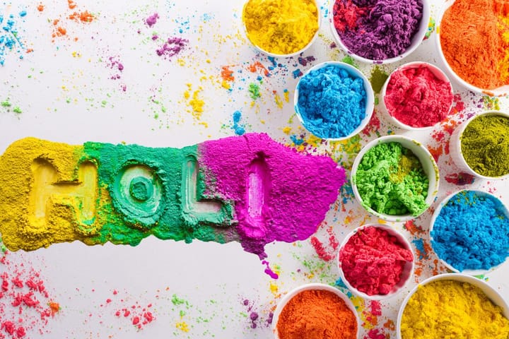 Holi colour