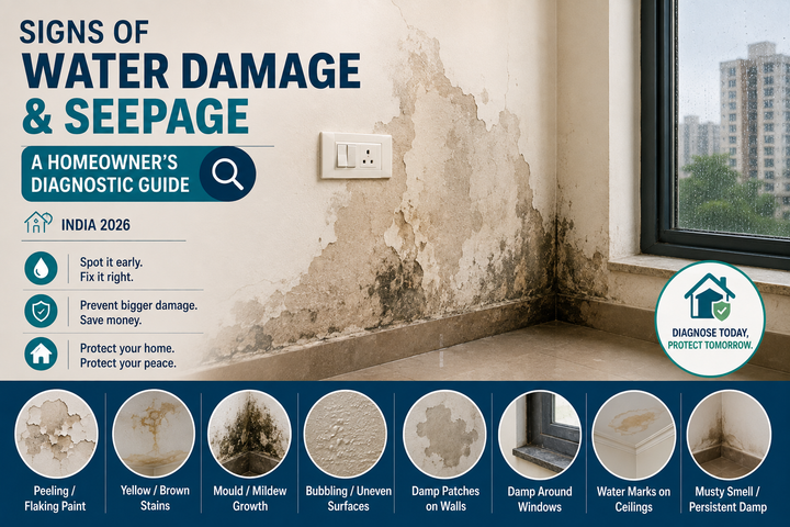 Signs of Water Damage & Seepage