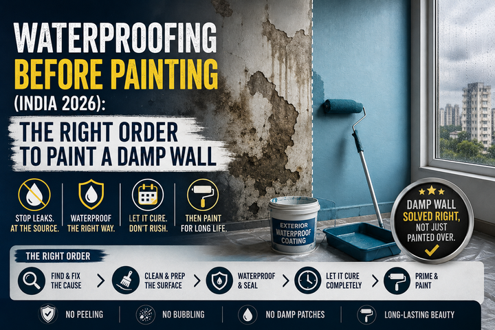 Waterproofing Before Painting