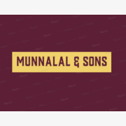 Logo of Munna Lal & Son's