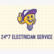24*7 Electrician Service logo