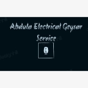 Abdula Electrical Geysar Service