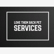 Love Them Back Pet Services