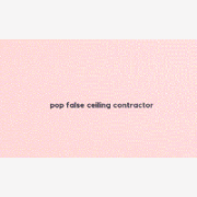 Pop False Ceiling Contractor- Mysore