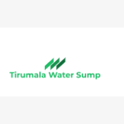 Tirumala Water Sump