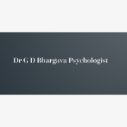 Dr G D Bhargava Psychologist