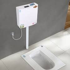 Indian toilet with tank