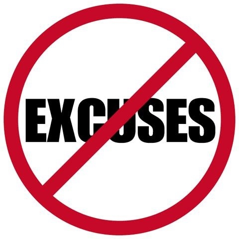 Don't tolerate excuses