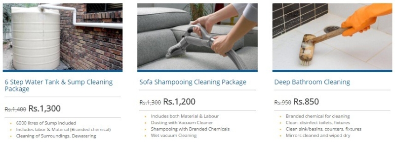 affordable cleaning packages