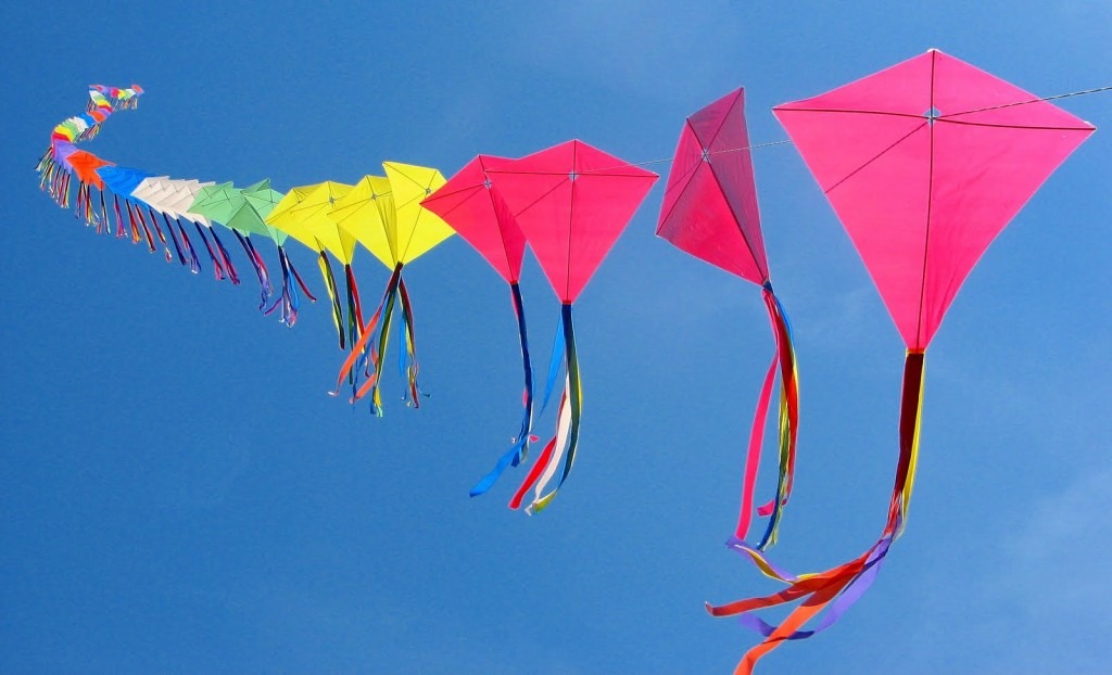 flying kites