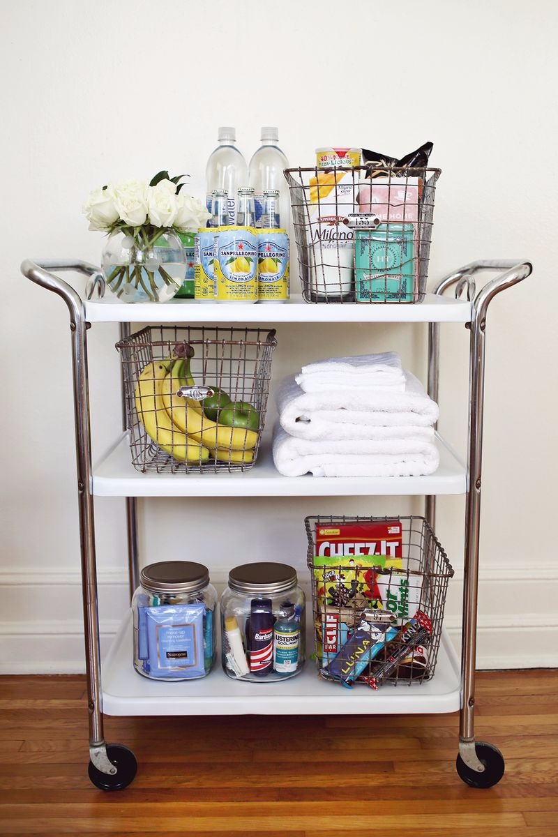 food and snacks trolley