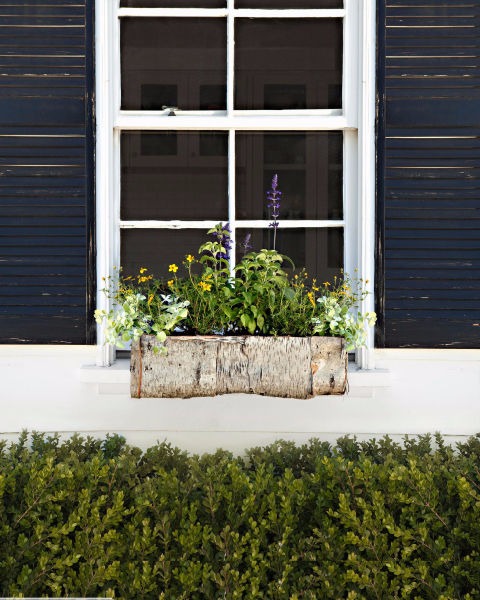 rustic window box