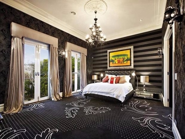 decorated bedroom