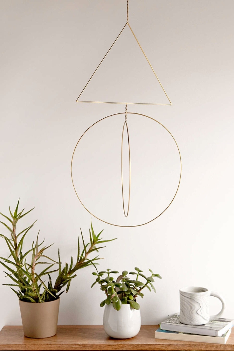 simple geometric shape hangings