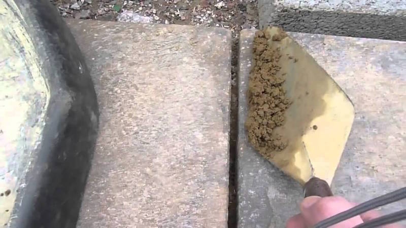 filling gaps with cement