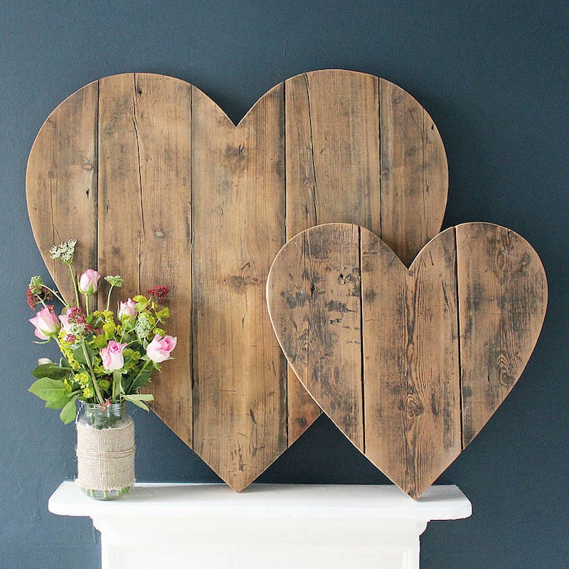 Reclaimed Wood Heart Wall Decor