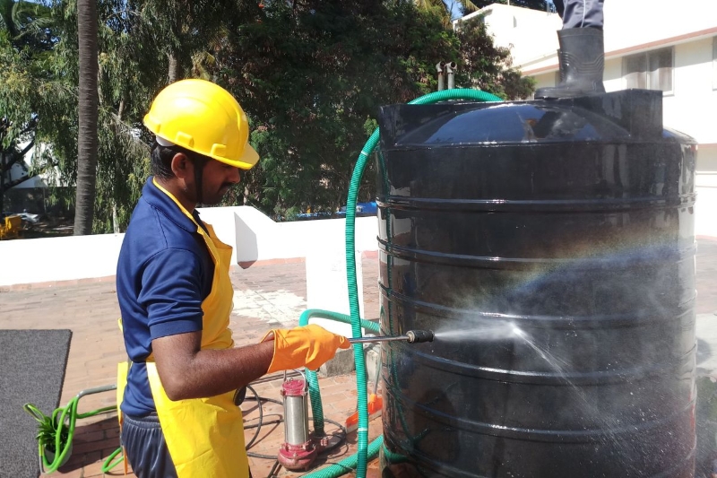 Water Tank Cleaning, Sintex Cleaning Easy Method