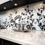 Glass Backsplash and Countertop Fabrication in Delhi