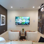 TV Wall Mount with Home Theatre Setup in Chennai