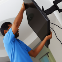 TV Uninstallation in Dr. BR Ambedkar Konaseema