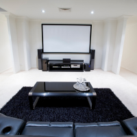 TV Wall Mount with Home Theatre Setup in Dr. BR Ambedkar Konaseema