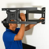 Full-Motion TV Wall Mount Installation in Dr. BR Ambedkar Konaseema