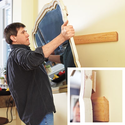 How To Hang A Mirror Perfectly, How To Hang A Very Heavy Mirror On Drywall